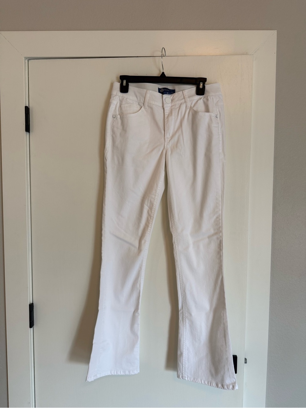 White Slight Flare Jeans